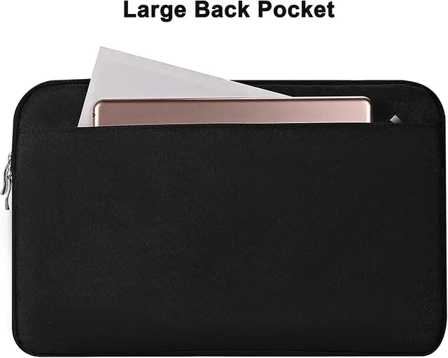 UPERFECT Polyester Laptop Sleeve Protective Case Vertical Style With Pocket Zipper For 13.3-18Inch Monitor Pad Tablet