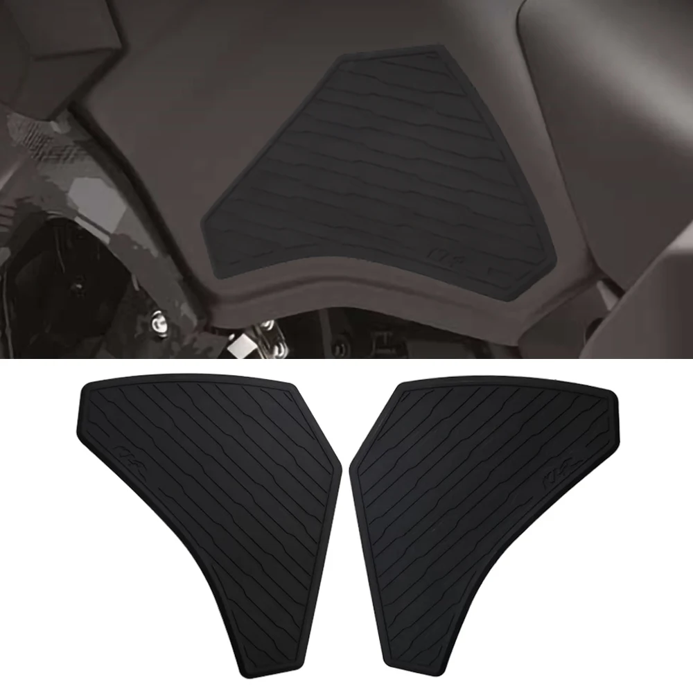 3d black motorcycle protect sticker decal gas knee grip tank non slip traction pad motocicleta side sticker for yzf r1 2007 2008 Fuel Tank Pad for Kawasaki KLR 650 KLR650 2021 2022 Anti-slip Scratch-resistant Rubber Knee Grip Sticker Decal Fuel Tank Protect