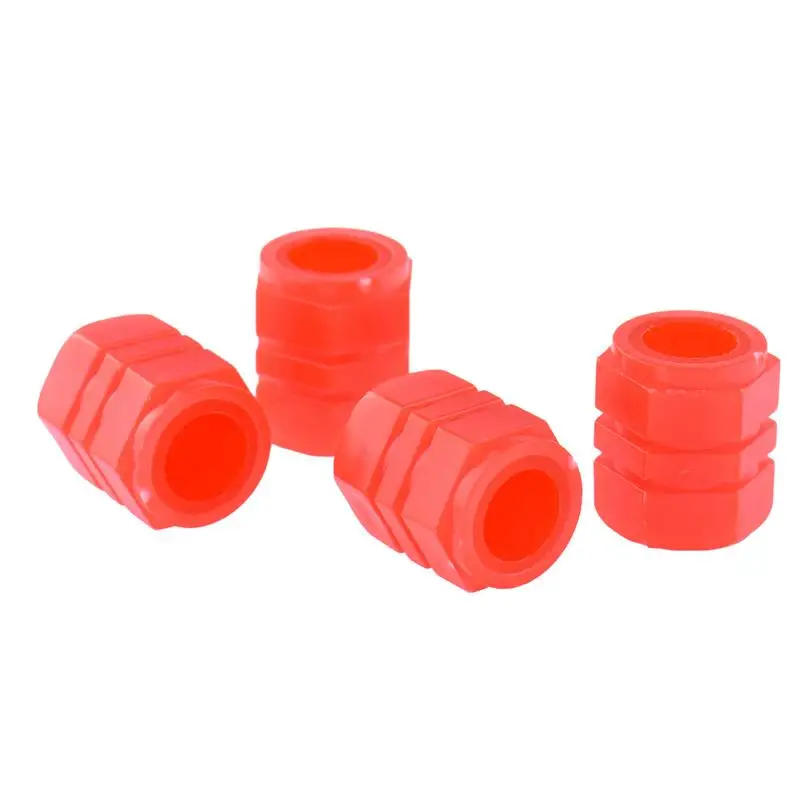 

Fluorescent Car Tire Caps Fluorescent Tire Caps 4 PCS Stem Cover Glowing In Dark Universal Tire Stem Covers For Cars Trucks SUVs