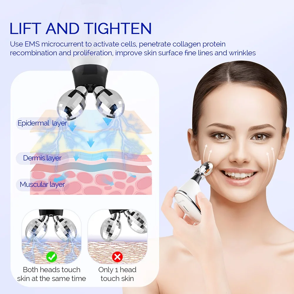 Face Body Roller Massager Facial Lifting