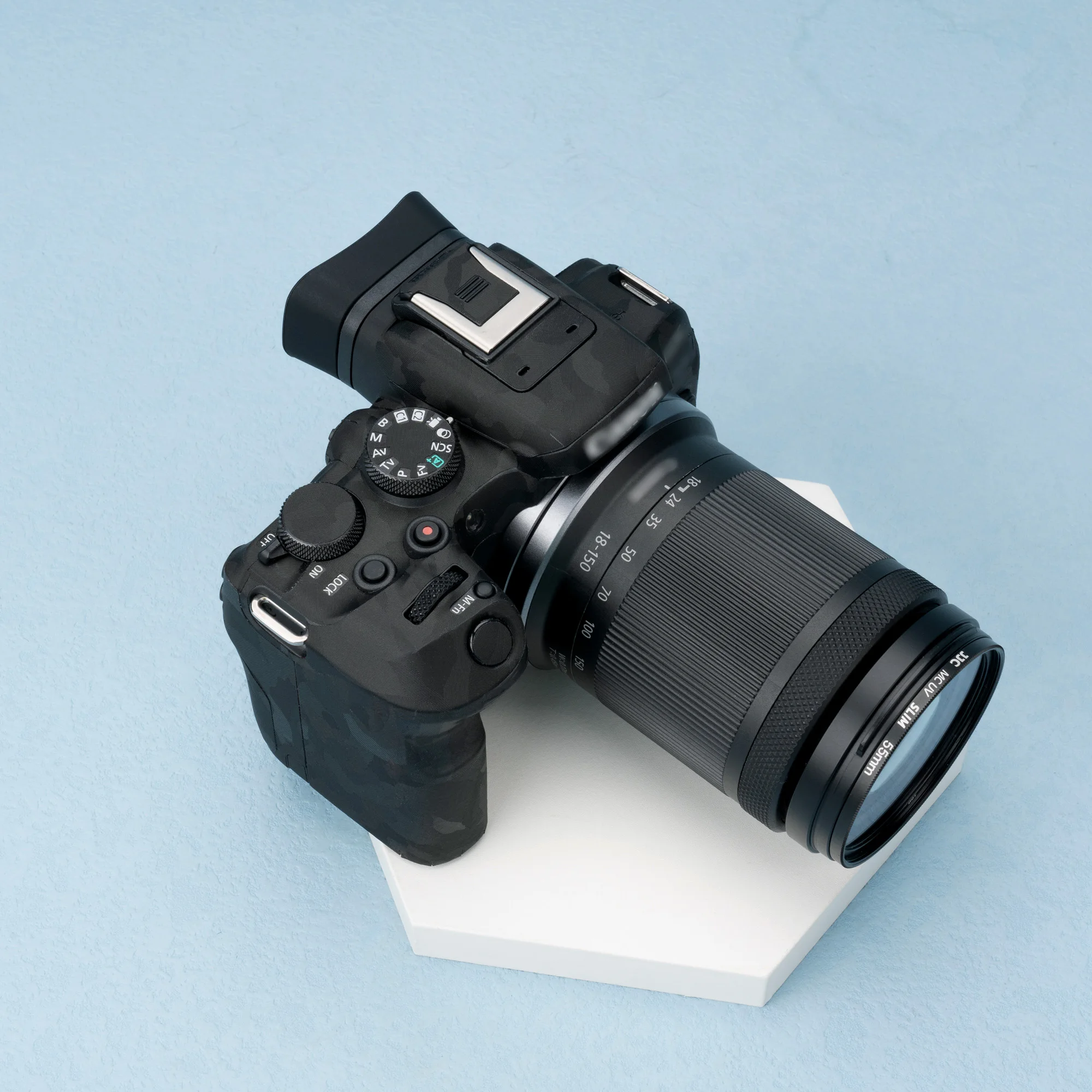 Eos r10 Augen muschel Okular weiches Silikon verlängerte Kamera Augen becher Sucher speziell für Canon Eos R10 spiegellose Kamera entwickelt – Detail 10