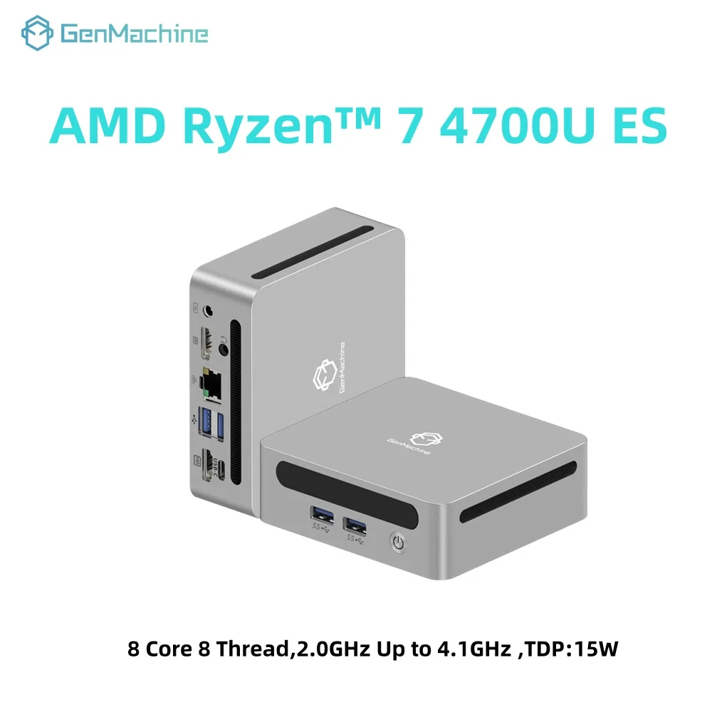GenMachine AMD Ryzen 7 4700U ES Windows 11 8 Core 8 Thread 4.1GHz