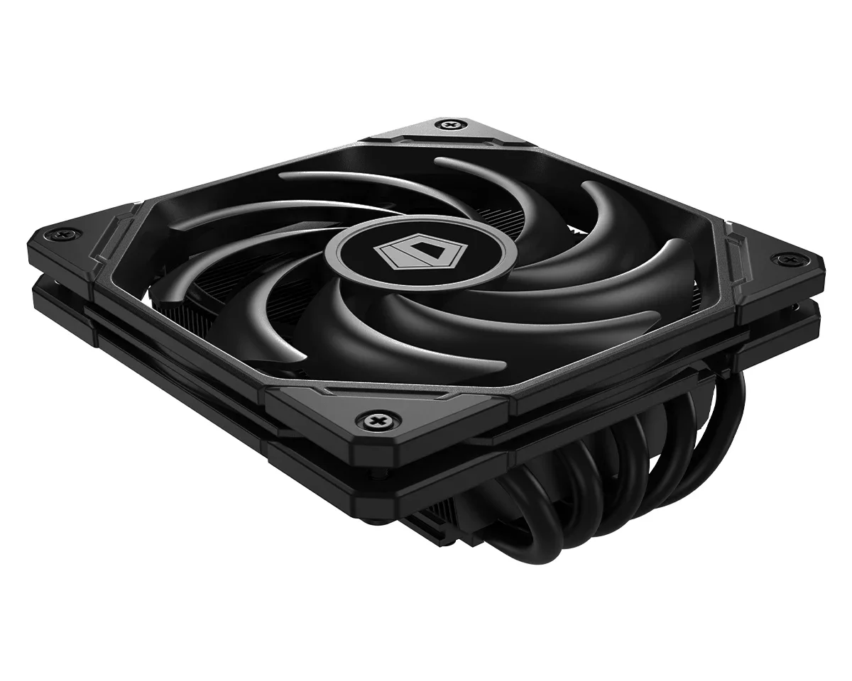 ID-Cooling IS-50X V3 Low Profile CPU Radiator LGA1700 1200 115x AM5 AM4 Heatpipe Black 12cm Fan Cooling 56mm Height For A4 Case