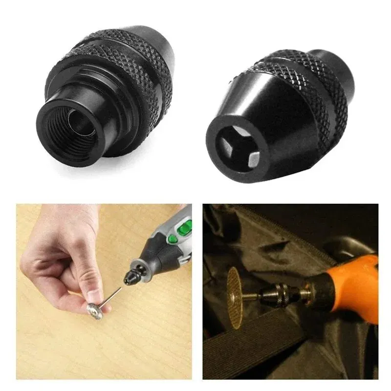 Quick-Change Keyless Chuck Adapter 1pc Three-Jaw Electric Grinder Drill Chuck drill chuck