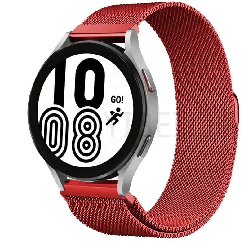 Milanese Loop Metal Magnetic Bracelet Strap - Elegant Design