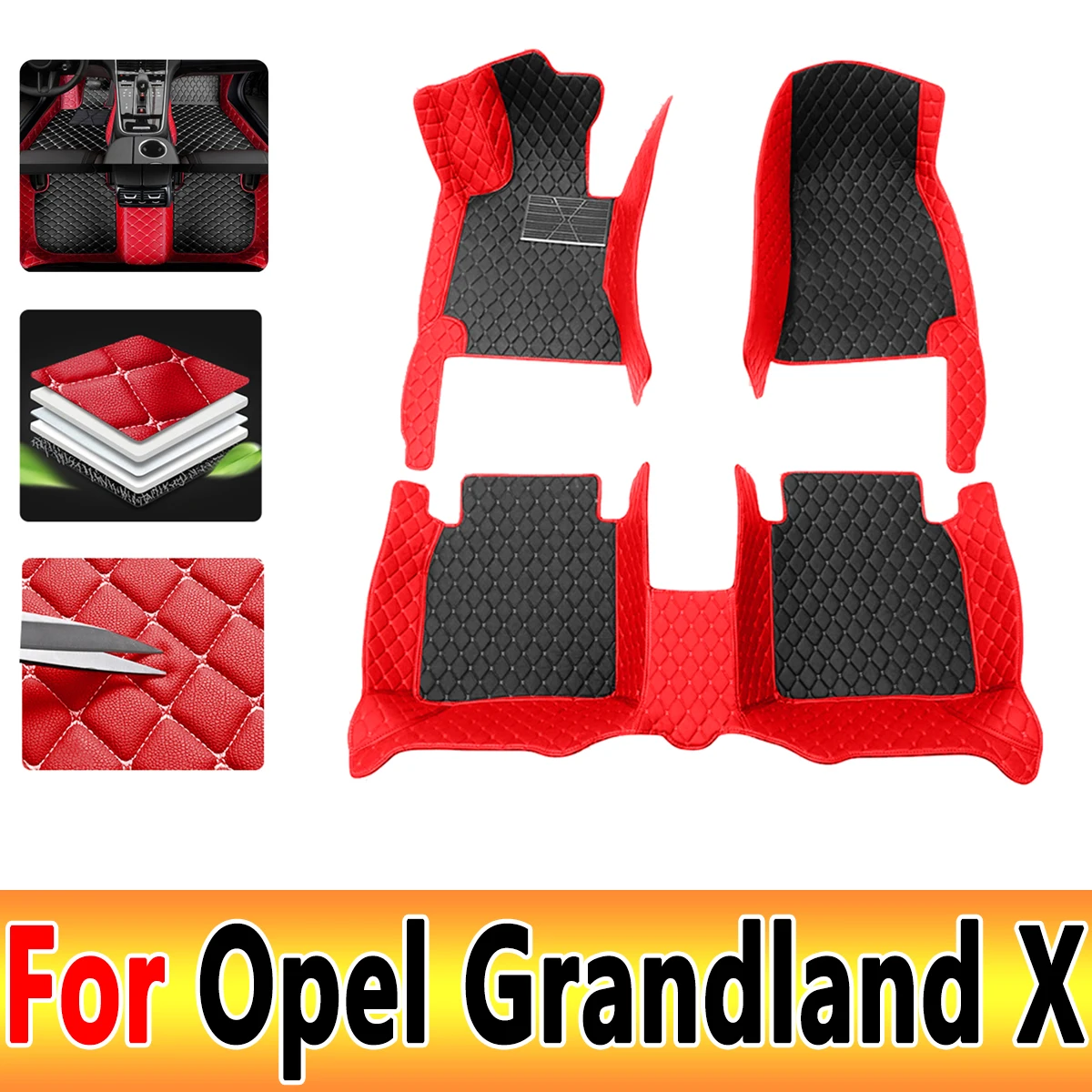 

Floor Mat For Opel Grandland X 2017~2022 Carpet Anti-dirty Pad Car Mats Fully Set Tapete De Carro Car Mats Floor Car Accessories