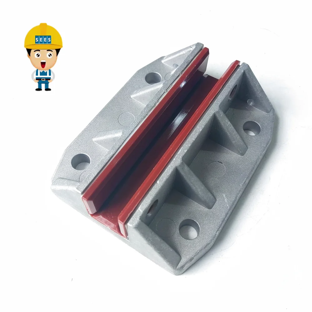 SEES 2pcs 59370732 140*16 Elevator Sliding Guide Shoe L=140mm for 16mm rail Lift Spare Parts
