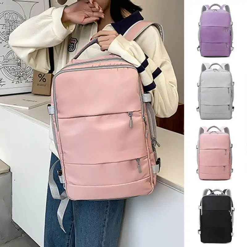 Women's Backpack Fashion Large Capacity Lightweight Backpacks Girls Students Portable Korean Version Bags