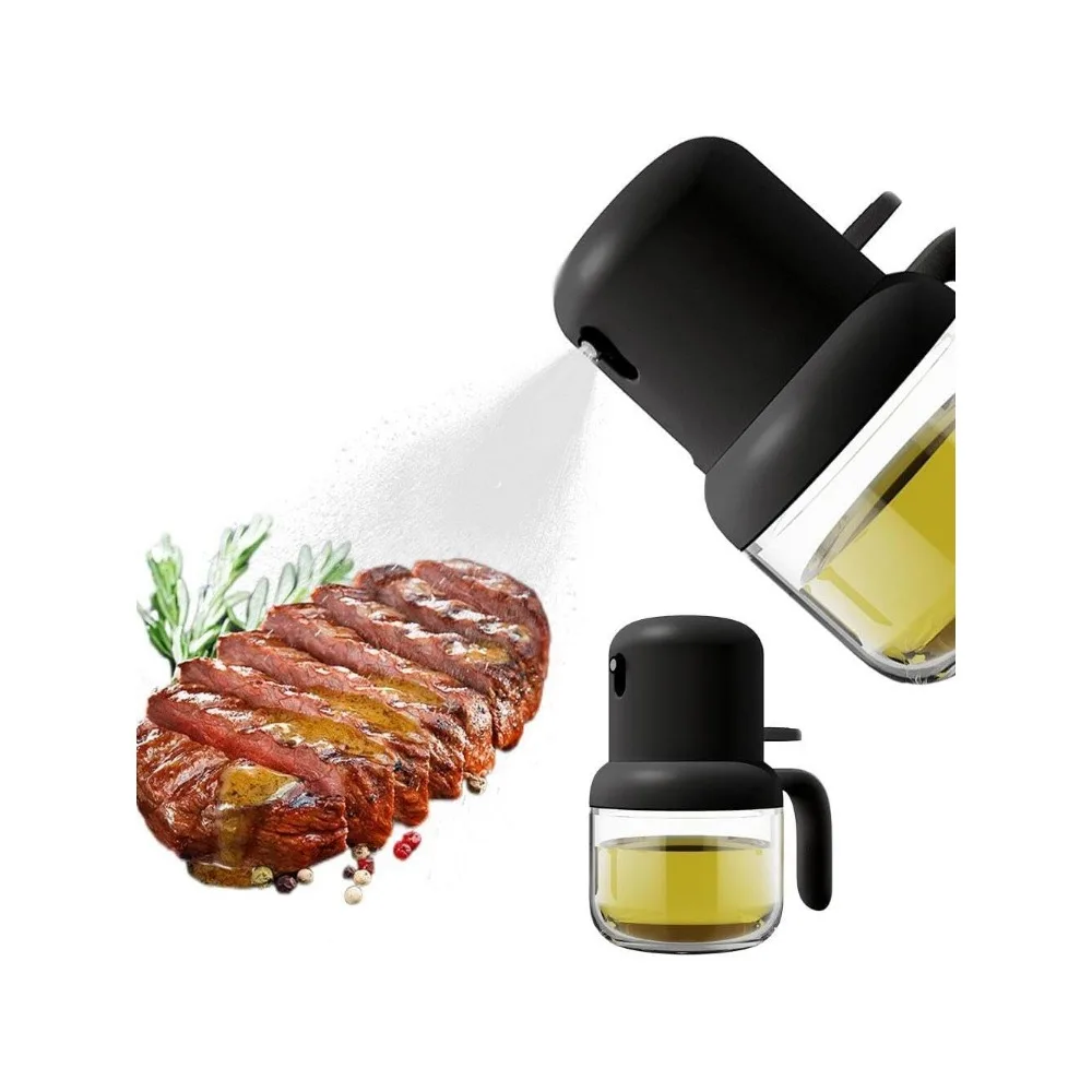 

180ml Oil Dispenser Bottle Glass Kitchen Spray Oil Sprayer BBQ Picnic Baking CooKing Olive Oil Sprayer Vinegar Soy Sauce Bottle