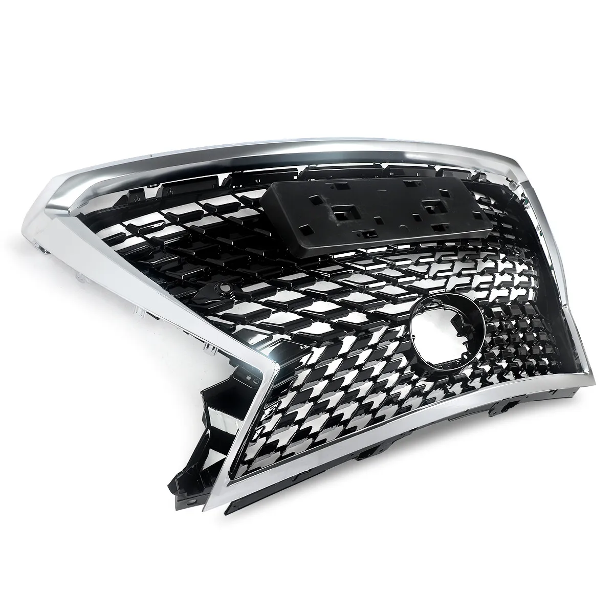 Frontstoßstangengrill für Lexus RX350 RX350L RX450h 2016 2017 2018 2019, vorderer oberer Kühlergrill, schwarzes Chromgehäuse, direkt ersetzen – Detail 10