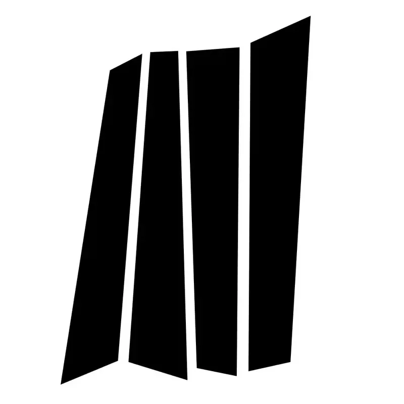 포르쉐 파나메라 971 2017-2022 2018 2019 4개 윈도우 센터 필러 필름 트림 커버 B C 포스트 스티커 컬럼 자동차 액세서리