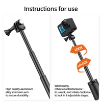 BSLIUFANG underwater buoyancy pole extendable selfie stick tripod suitable for GoPro Insta360 DJI OSMO sports camera accessories - Image 5