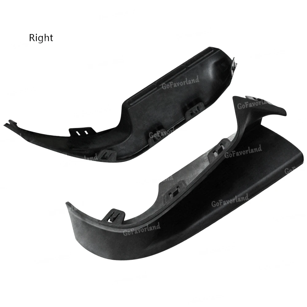 Pair Front Left Right Side Bumper Moulding Trim Cover Plastic 