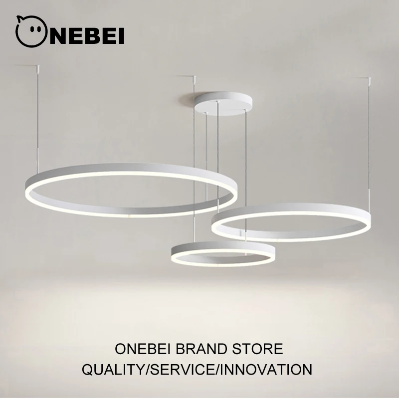 Modern LED Ring Chandelier Home Lighting Living Room Dining Room Ceiling Hanging Chandelier Lustre Indoor Lighting Decoration led chandelier ceiling chandelier