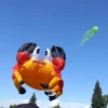 9KM 3.2m Crab Kite Line Laundry Kite Pendant Soft Inflatable Show Kite for Kite Festival 30D Ripstop Nylon with Bag 4