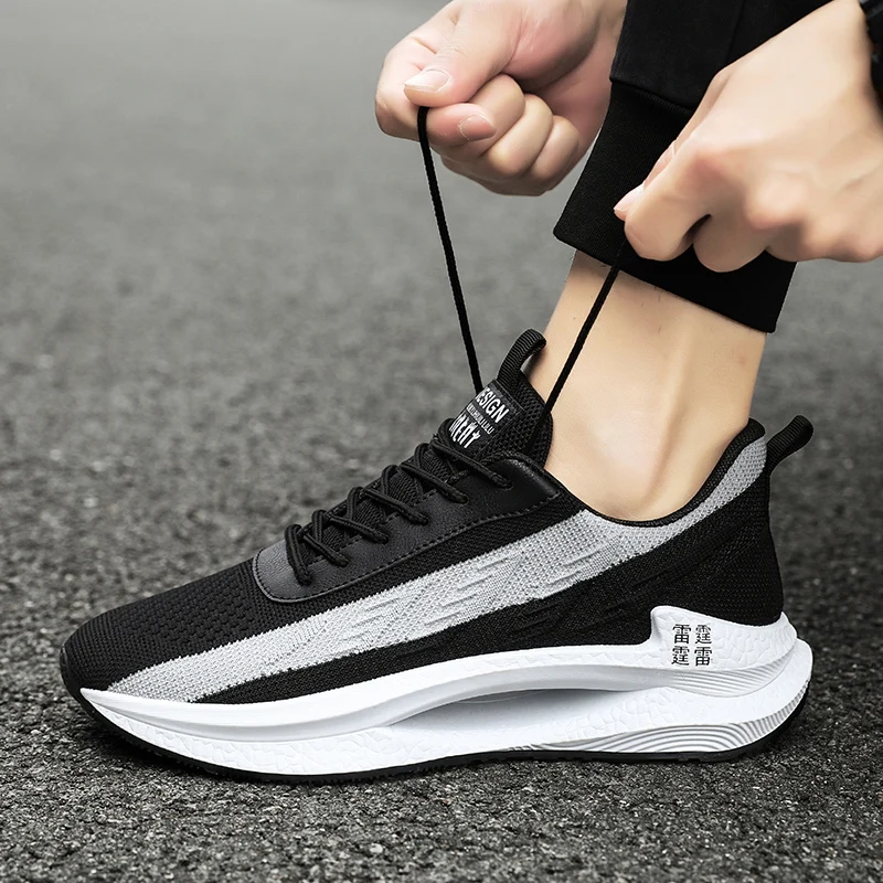 

Damyuan Breathable Men Sneakers Non-slip Comfortable Running Shoes Trendy Men's Shoes Casual Mesh Shoes Lightweight Footwear