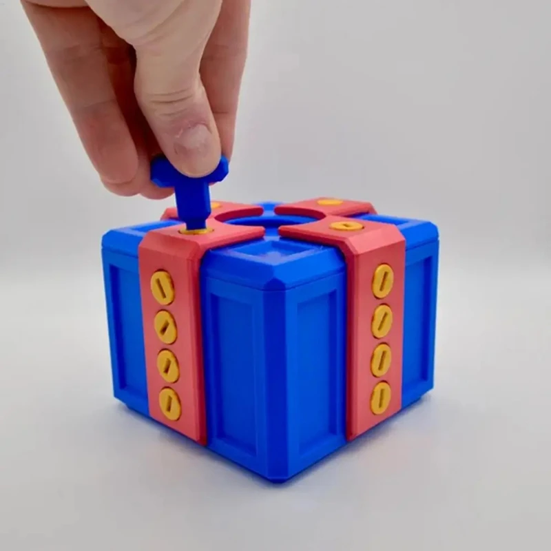 Annoying Gift Box , Prank Screw Box, Really Annoying Gift Box, 3D Printed Hilarious Money Card Container