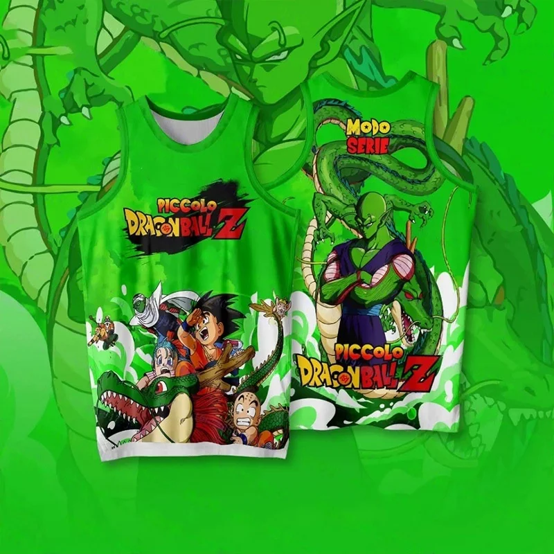 2026 Sommer Dragon Ball Retro Fitness-Weste Herren Übergroße 3D-Bedruckte Weste Familien-Unisex Kinder-Sportshirt – Detail 11
