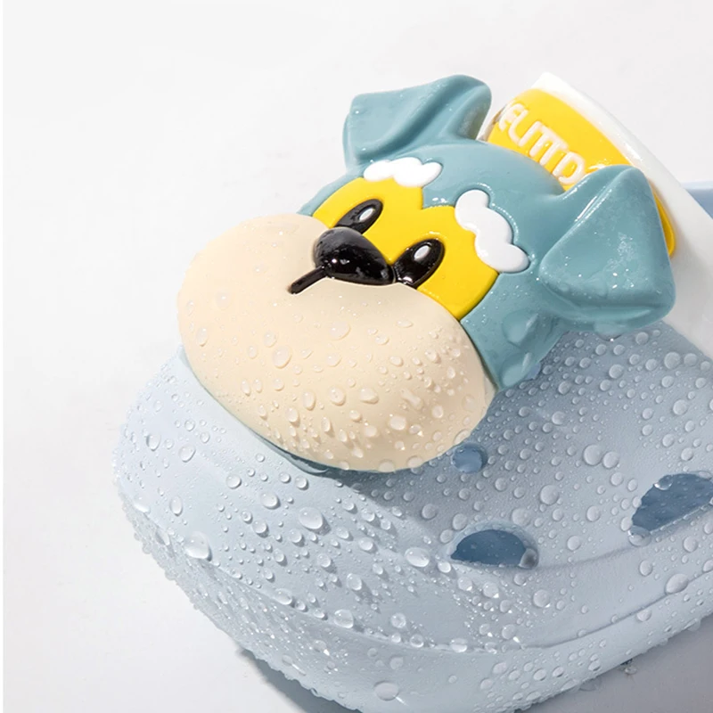 Kids Clogs Girls Boys Children Garden Shoes Cartoon Animals Non Slip Beach Sandals Home Slippers Toddler Baby Bathroom Mules