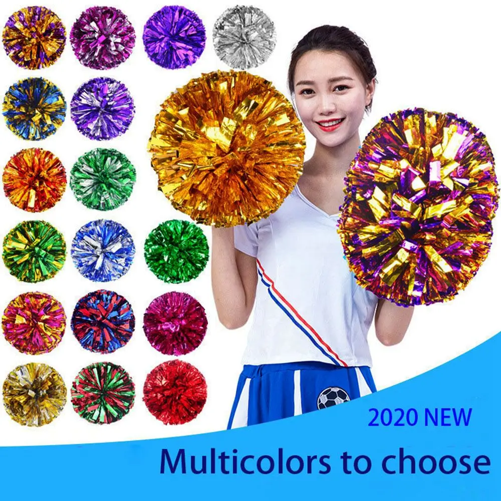 28cm Game Pom Poms Cheering Ball Sports Match Vocal Dance Party Concert Decorator Props Club