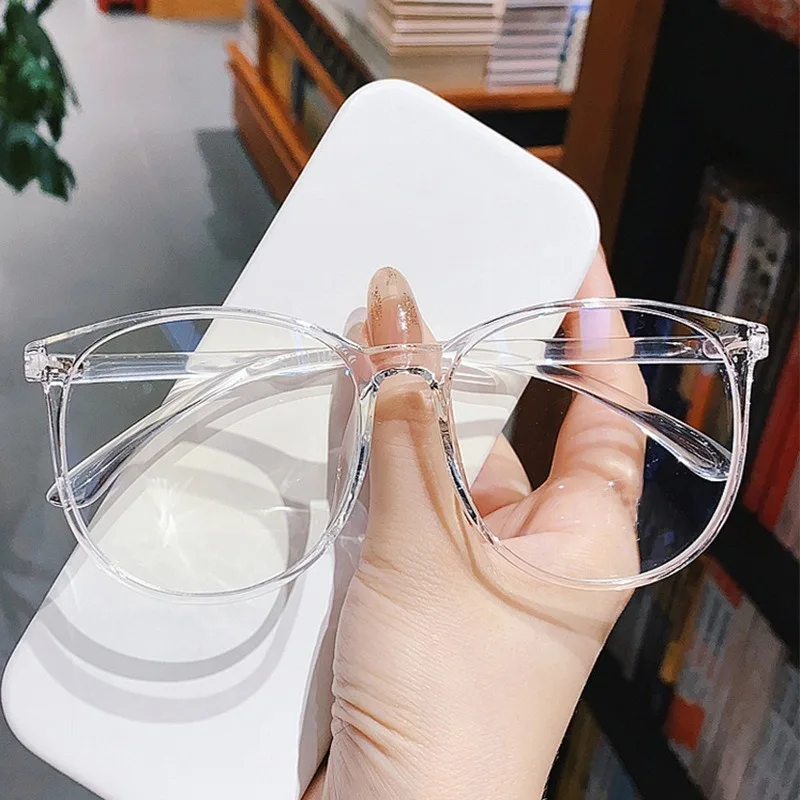 Anti Radiation Glasses Women Retro Round Frame Eyeglasses