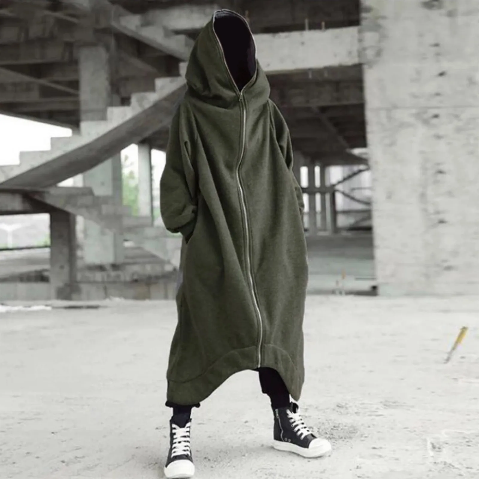 【美品】HIGH LOFT HOODIE JACKET  Sサイズ チャコール Men'S Hoodie Clearance Men'S Solid Color Outerwear