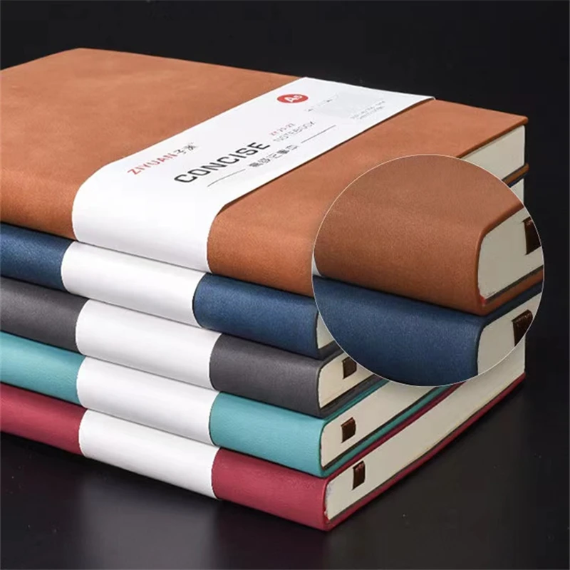 

Journal Notebook A6 Diary Planner Leather Paper for Students 2023 Kawaii Notebook School Supplies Office Accessories