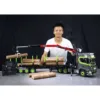 New Toucan DIY 6X6 Metal Chassis 1/14 770S RC Tractor Truck Hydraulic Crane Logging Trailer Painted Finished Car Machine Vehicle 6