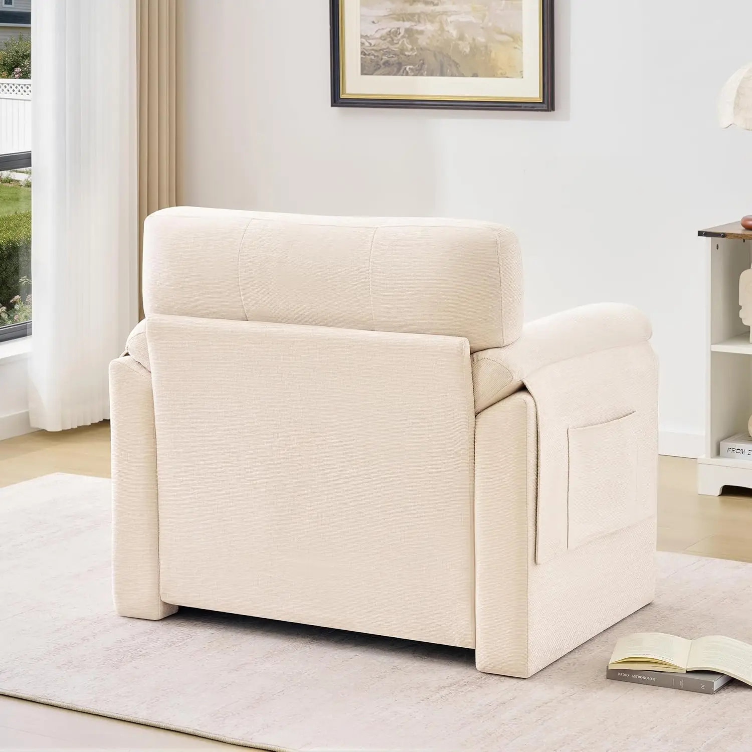 Chenille Armchair 6
