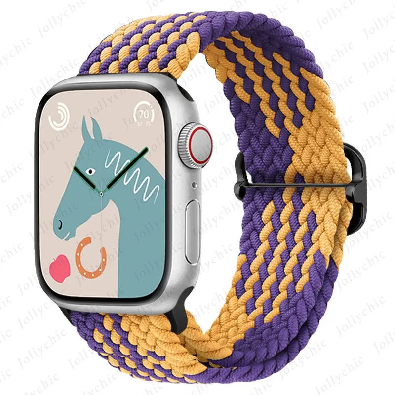 Braided Solo Loop Strap for Apple Watch - Stylish and Comfortable Wristband Accessory