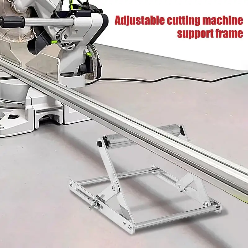 Miter Saw Table Portable Stainless Steel Saw Stand Height Adjustable Rustproof Foldable Cutting Machine Support Stand Tool