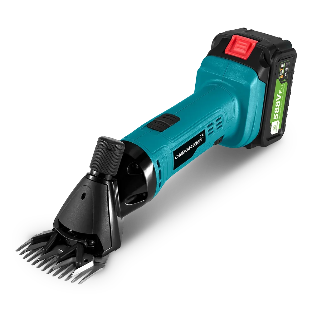 ONEGREEN 6 Speed 13 Teeth Electric Wool Shears Pet Machine Wool Cut Goat Pet Animal Shearing Supplies for Makita 18V Battery Pin