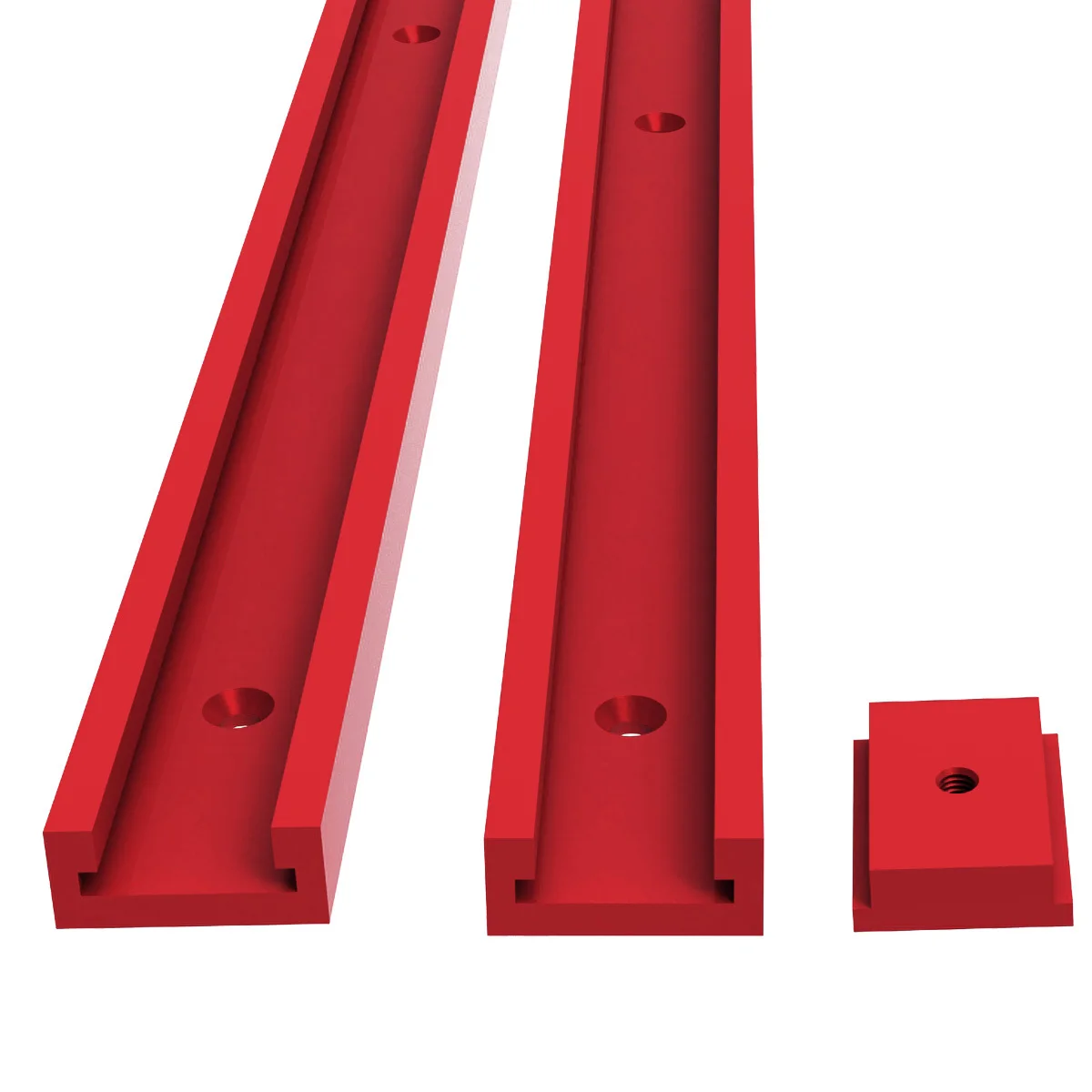 Aluminium 50cm T30 T-track and T-Slider T Slot Miter Track Jig Miter Gauge Guide Chute For Workbench / Saw Router Table Tool