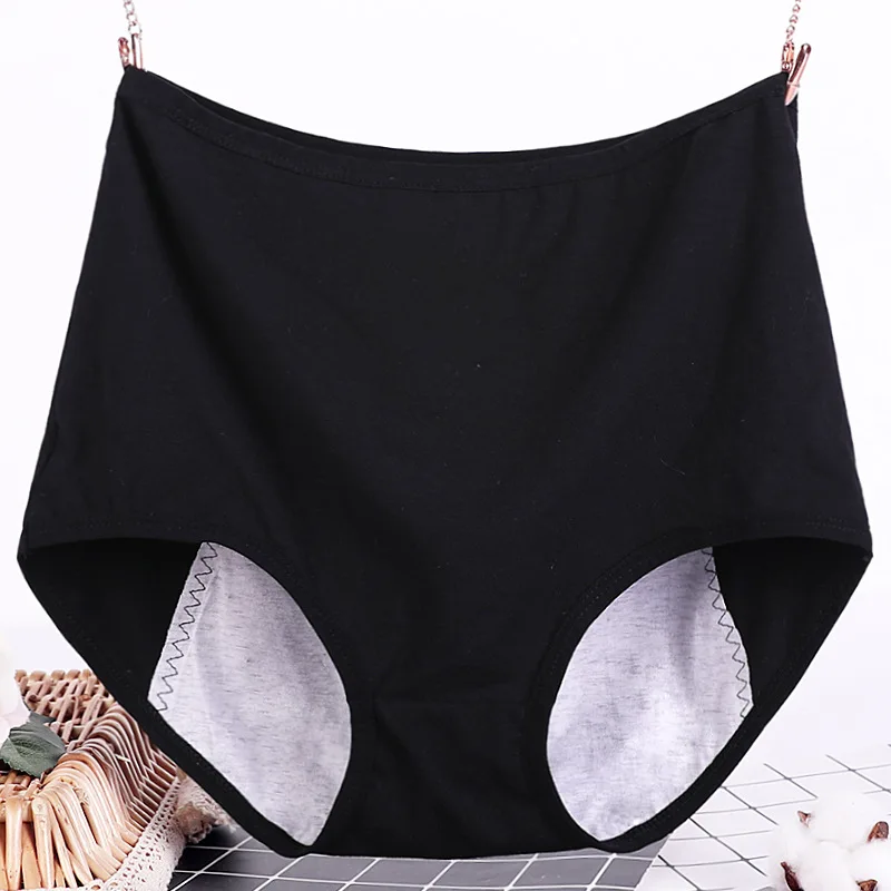 6XL Leak-Proof Menstrual Briefs For Women Cotton Panties Lingerie Physiological Underpants Period Underwear Female Intimates women period panties leakproof menstrual underpants waterproof absorbency physiological briefs mid waist underwear recommend