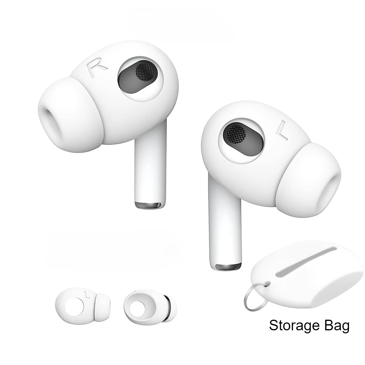 Anti-Slip Noise-Reducing Silicone Eartips and Earmuffs