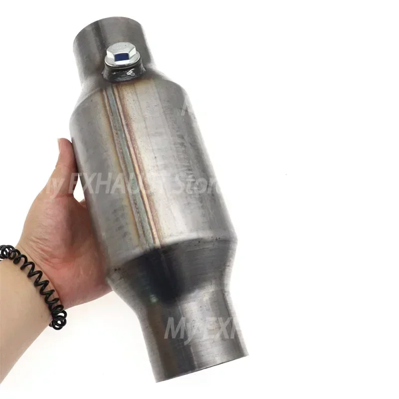 200CPSI Catalytic Converter Metal Core Honeycomb Exhaust Filter 2"/2.25"/2.5"/3" 200 Cell High Flow High Performance Race Sport