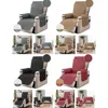 Quilted Recliner Sofa Cover Waterproof Armchairs Slipcovers Dogs Pets Kids Anti-Slip with Side Pockets Elastic Strap Protector 6