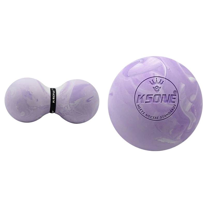 

KSONE Lacrosse Massage Ball-Portable Fitness Massage Ball 1 & KSONE Muscle Relief Massage Ball Peanut Shape 6