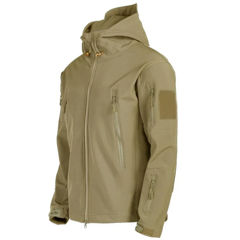 Outdoor Hiking Jacket Shark Skin Soft Shell Outwear Windproof Waterproof Windbreaker Military Tactical Jackets Hunting Clothes