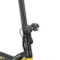 Trottinette électrique OOTD S30 : Moteur double 2400W de puissance de pointe, batterie lithium haute performance 52V23.4AH, compatible avec l'application mobile, pneus tout-terrain de 10 pouces, démarrage par NFC ou par mot de passe, autonomie maximale d'environ 60 km, vitesse maximale : 65 km/h, trottinette électrique pliable. 5