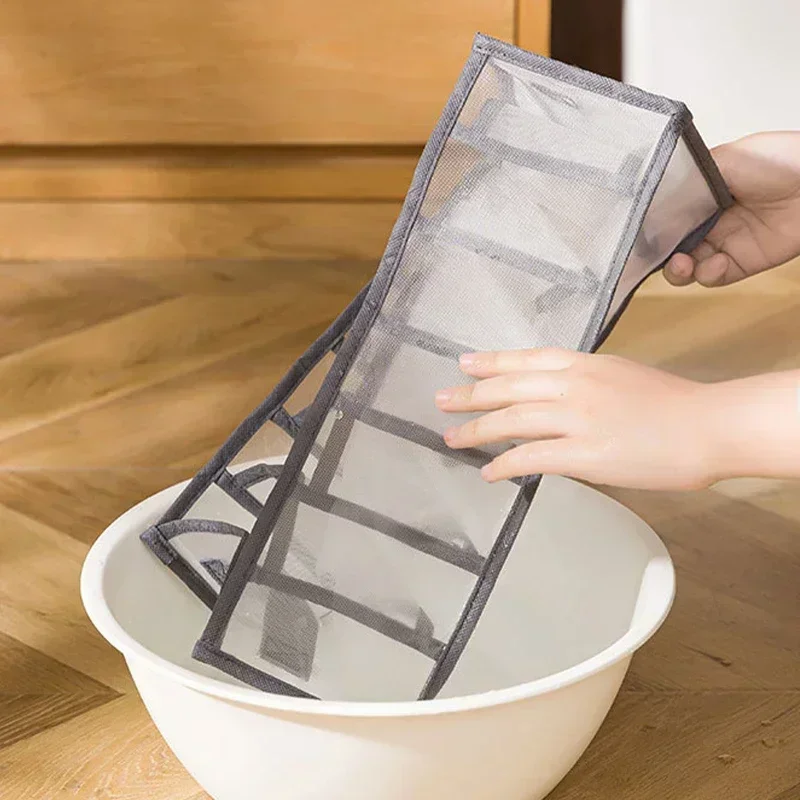 6/7/11grids Foldable Underwear Underwear Socks Organizer with Dividers Clothes Storage Box Breathable Mesh Bag for Wardrobe