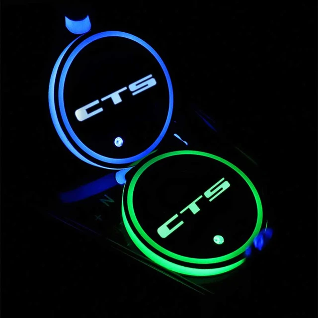 2Pcs Car Interior Water Coaster 7 Colors LED Light Smart Cup Mat For Mercedes  Benz Interior Accessories - AliExpress