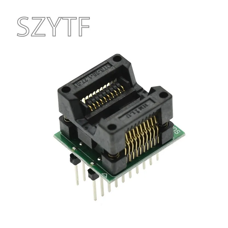 Top Quality Chip programmer SOP20 1.27   wide body SOP8 adapter socket to DIP20