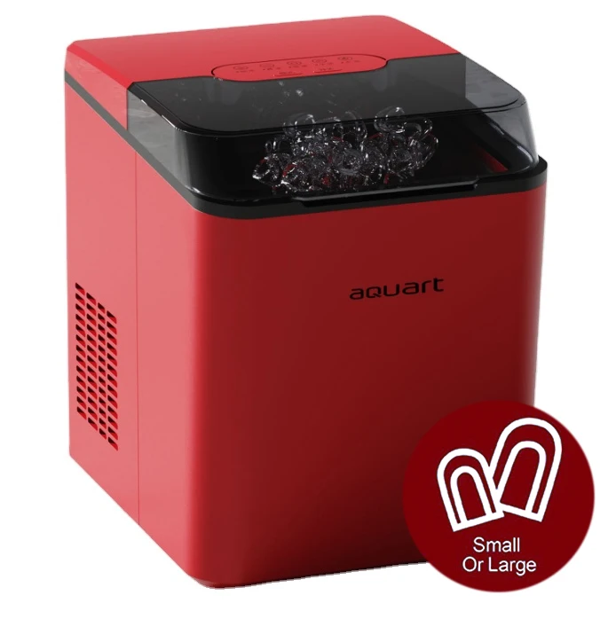 New Portable Kitchen Ice Maker Machine in White, Japanese Style-Small Bullet Ice Block Maker