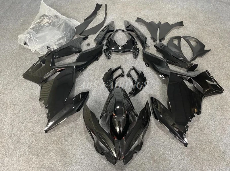 

Комплект обтекателей для мотоцикла из АБС-пластика, подходит для Kawasaki EX 400 2019 2020 2021 2022 2023 19 20 21 22 23, черный глянцевый комплект кузова, 4 подарка