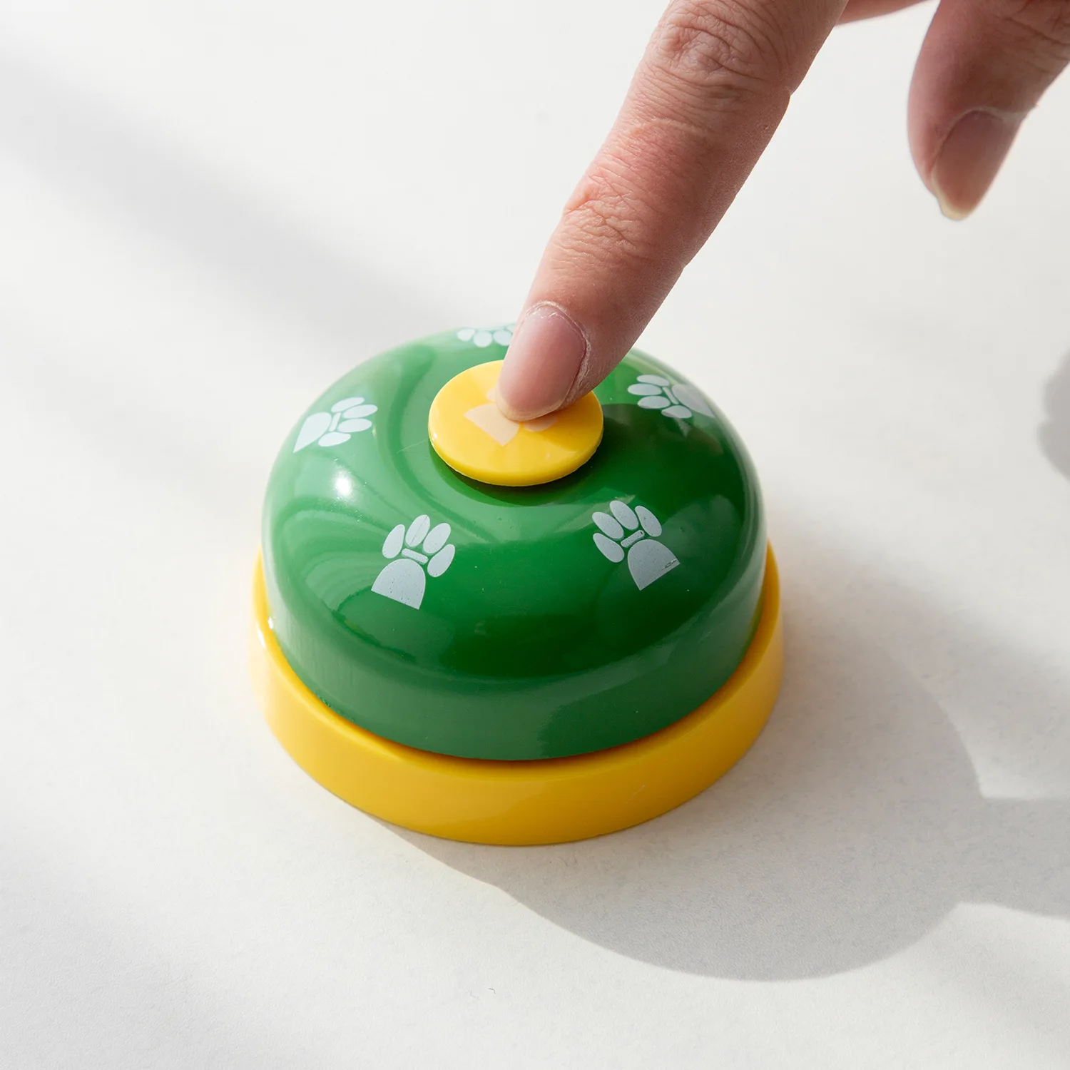 Pet Toys Bell for Dogs Cat Training Interactive Toy Called Dinner Small Bells Footprint Ring Trainer Feeding Reminder For Teddy