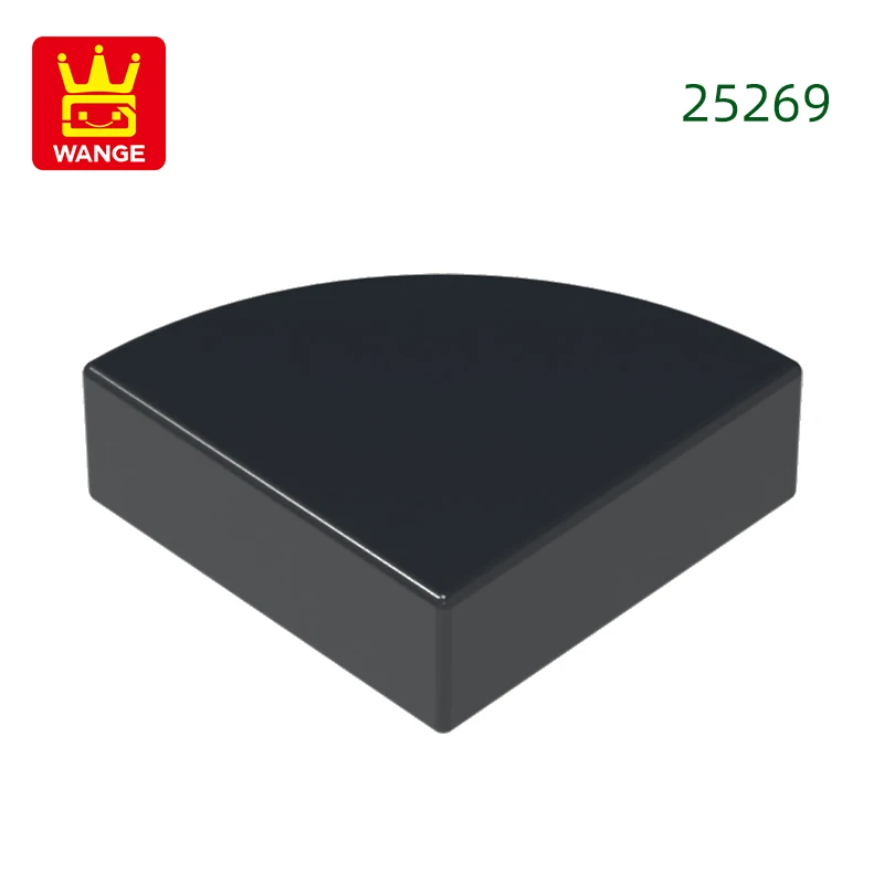 Wange 25269 100 g/884 Stück Fliesen rund 1x1 Viertelblock Moc Zubehör Kreativität mit Ziegel DIY Kinderspielzeug Montageteile