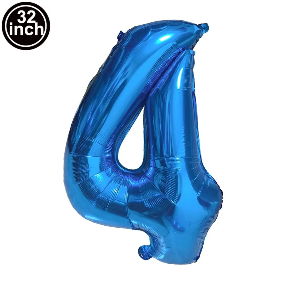 Celebratory Number 0 Jumbo Balloons - Multicolor 32-Inch Party Decor