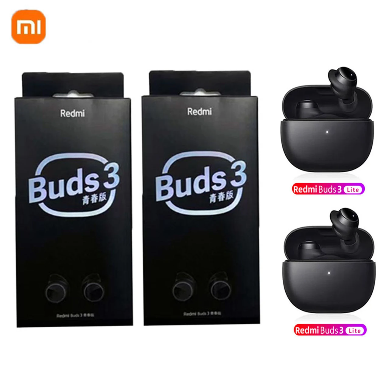 TWS гарнитура Redmi Buds 3 Lite, Bluetooth 5,2, Молодежная версия, 2 шт.