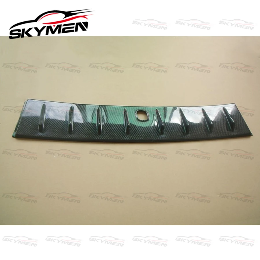 Carbon Roof Spoiler For Evo 10 Tuning Fiber Glass Car Shark Fin Generator Roof Lip Body Kit